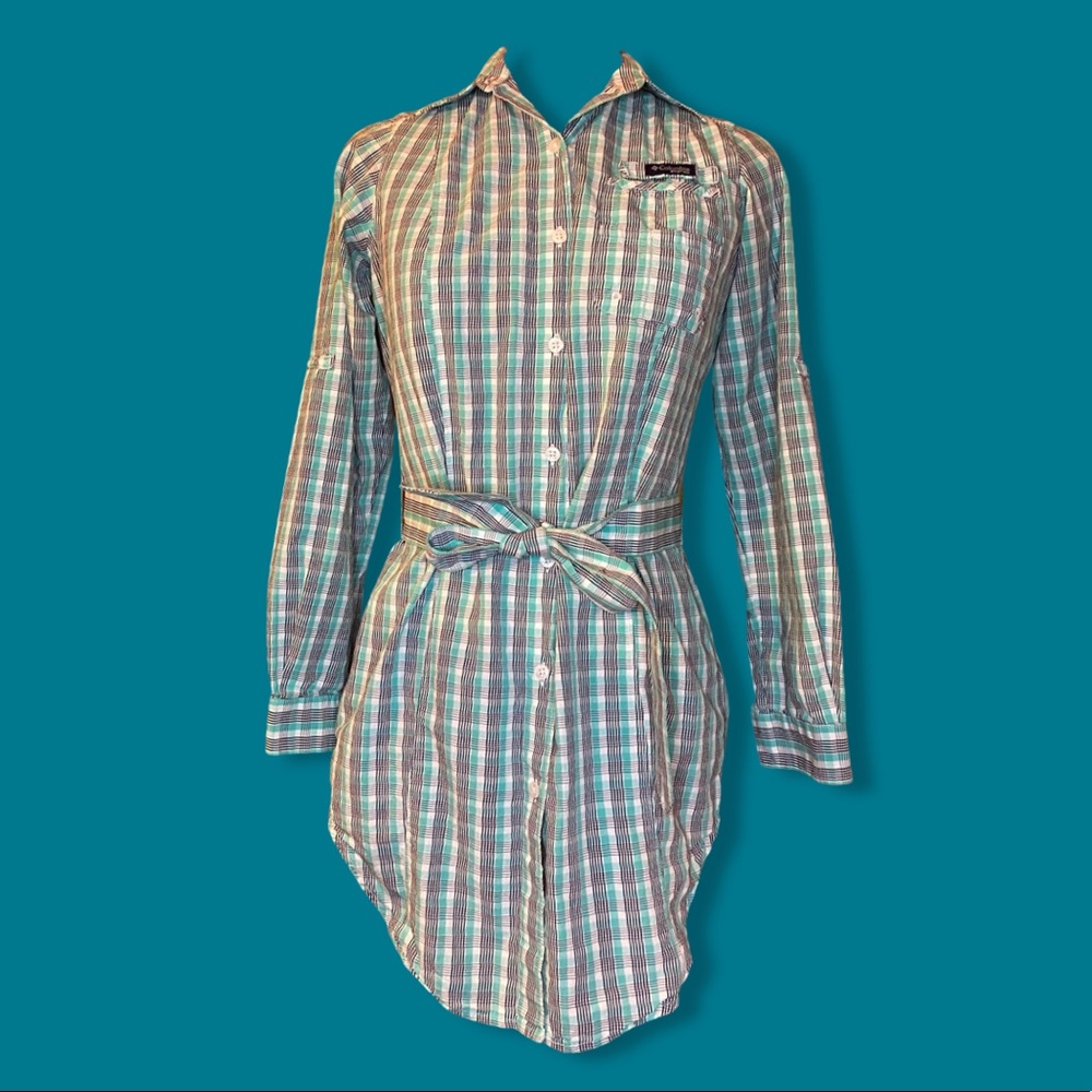 Columbia Button-Up Checkered Shirt